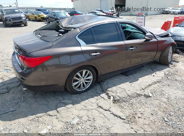 JN1EV7AP1HM730695 2017 INFINITI Q50 Brown უკანა მარჯვენა