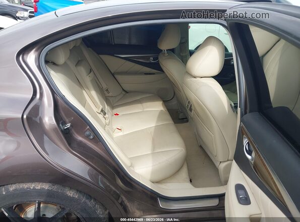 JN1EV7AP1HM732267 2017 INFINITI Q50 Brown VIN sticker view