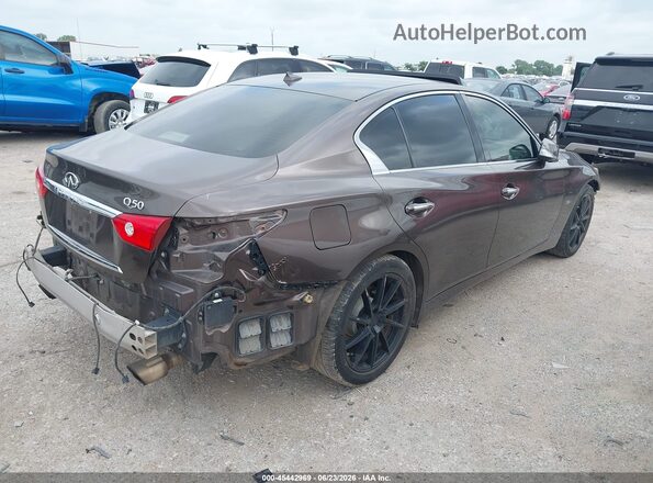 JN1EV7AP1HM732267 2017 INFINITI Q50 Brown Rear right