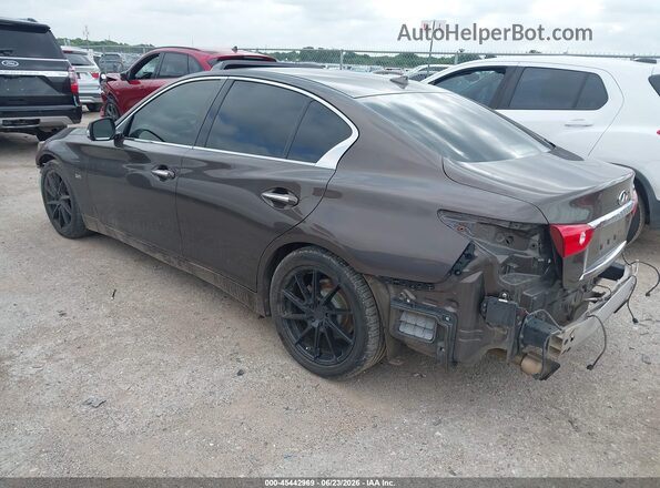 JN1EV7AP1HM732267 2017 INFINITI Q50 Brown Rear left