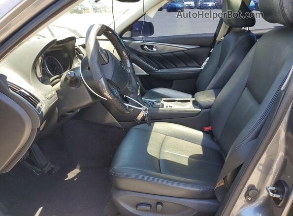 JN1EV7AP1HM744113 2017 INFINITI Q50 Угольный Вид салона спереди