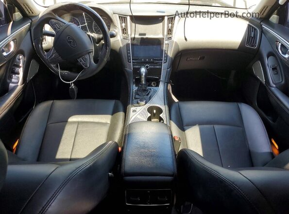 JN1EV7AP1HM744113 2017 INFINITI Q50 Угольный Вид панели приборов