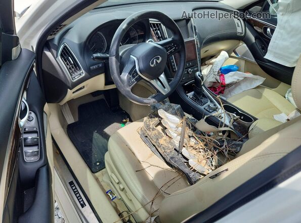 JN1EV7AP1JM351041 2018 INFINITI Q50 White 