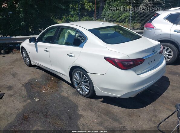 JN1EV7AP1JM358149 2018 INFINITI Q50 White Tył lewy