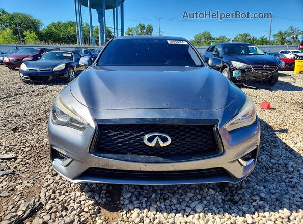 JN1EV7AP1JM358202 2018 INFINITI Q50 Silver Widok z przodu