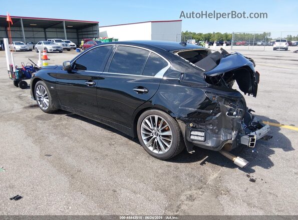 JN1EV7AP1JM365845 2018 INFINITI Q50 Black Հետևի ձախ