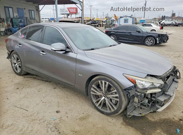 JN1EV7AP1KM512005 2019 INFINITI Q50 Gray 