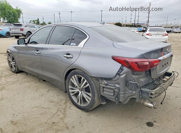 JN1EV7AP1KM512005 2019 INFINITI Q50 Gray 
