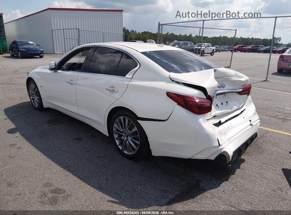 JN1EV7AP1LM201630 2020 INFINITI Q50 White Հետևի ձախ