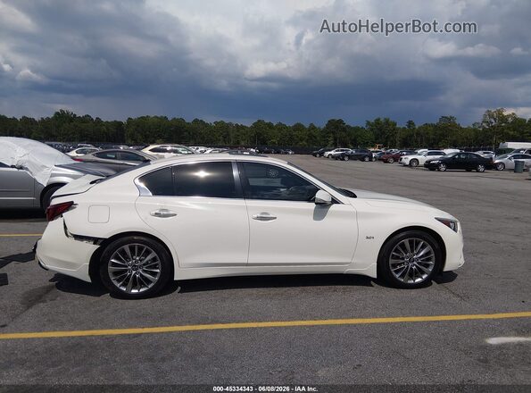 JN1EV7AP1LM201630 2020 INFINITI Q50 White Սալոնի հետևի տեսք