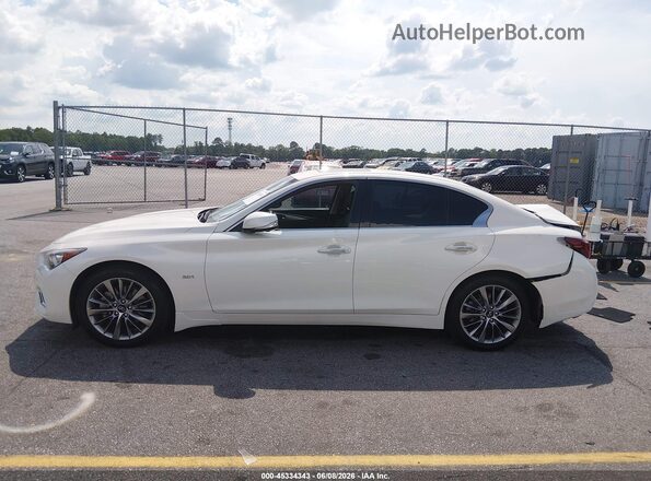 JN1EV7AP1LM201630 2020 INFINITI Q50 White Սալոնի 360 աստիճան տեսք