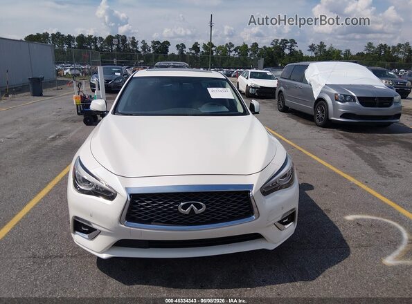 JN1EV7AP1LM201630 2020 INFINITI Q50 White Սարքավորումների վահանակի տեսք