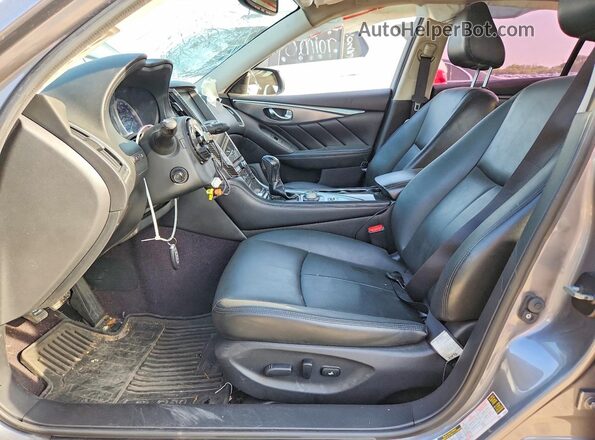 JN1EV7AP2GM300429 2016 INFINITI Q50 Gray Вид салону спереду