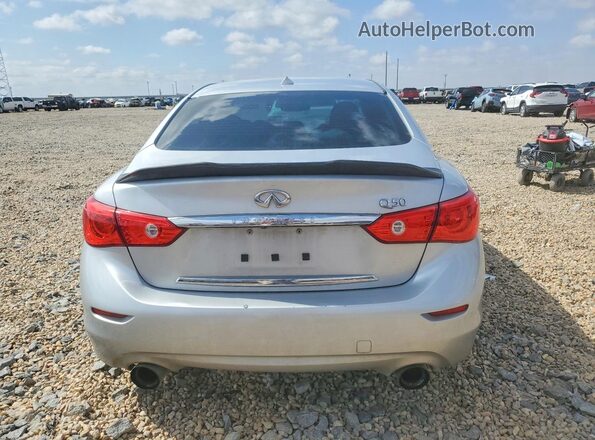JN1EV7AP2HM744556 2017 INFINITI Q50 Silver უკანა ხედი