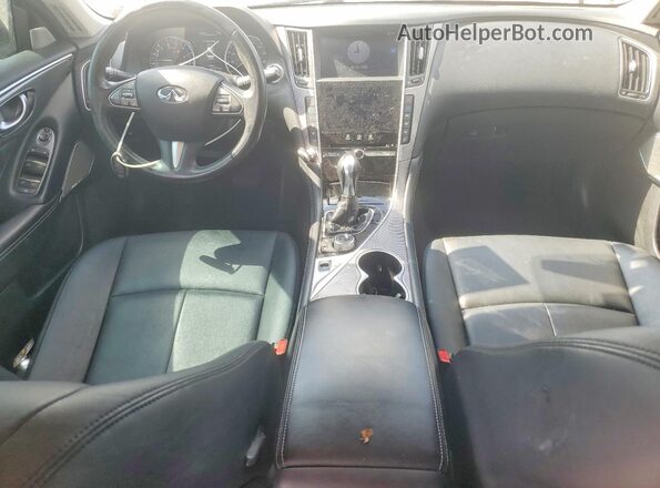 JN1EV7AP2HM744556 2017 INFINITI Q50 Silver წინა პანელის ხედი