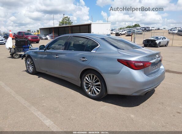 JN1EV7AP2JM358211 2018 INFINITI Q50 Light Blue Rear left
