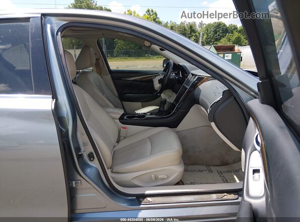 JN1EV7AP2JM358211 2018 INFINITI Q50 Light Blue Front interior view