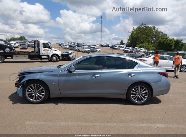 JN1EV7AP2JM358211 2018 INFINITI Q50 Light Blue 