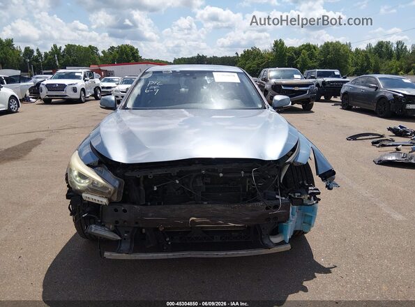 JN1EV7AP2JM358211 2018 INFINITI Q50 Light Blue Rear interior view