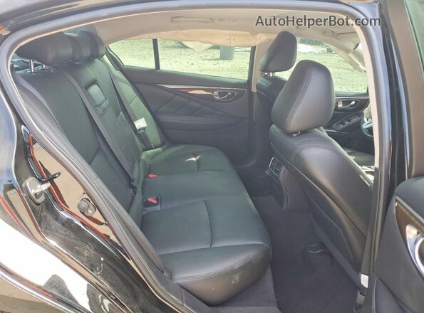 JN1EV7AP2JM366356 2018 INFINITI Q50 Black Vista de los asientos traseros