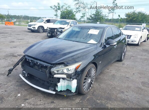 JN1EV7AP2KM510666 2019 INFINITI Q50 Black Vista tres cuartos delantera izquierda