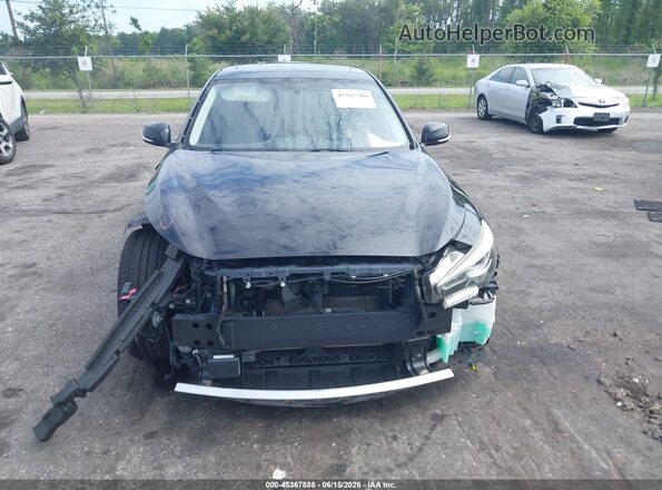 JN1EV7AP2KM510666 2019 INFINITI Q50 Black Vista del cuadro de instrumentos