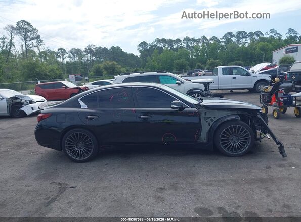 JN1EV7AP2KM510666 2019 INFINITI Q50 Black Vista interior trasera