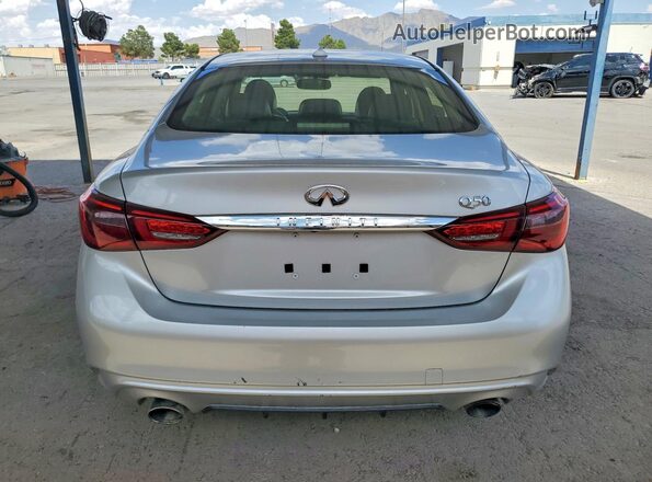 JN1EV7AP2KM512269 2019 INFINITI Q50 Silver Вид ззаду