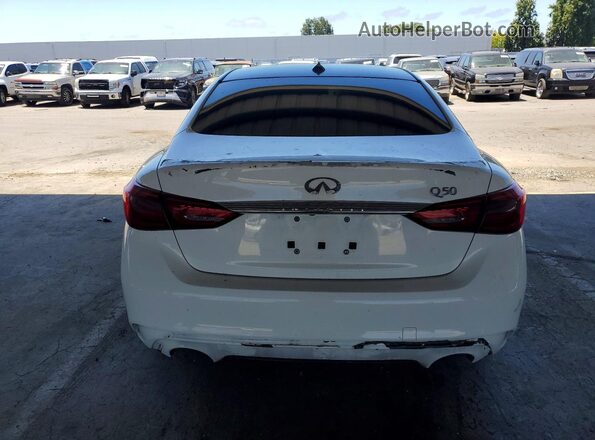 JN1EV7AP2KM515902 2019 INFINITI Q50 White Vista trasera
