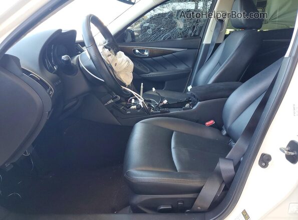 JN1EV7AP2KM515902 2019 INFINITI Q50 White Vista interior delantera