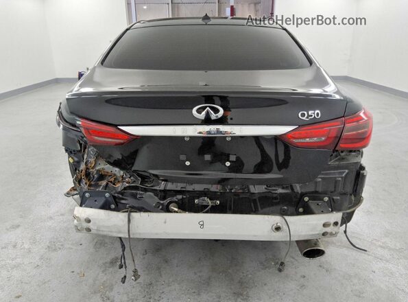 JN1EV7AP2LM203838 2020 INFINITI Q50 Black უკანა ხედი
