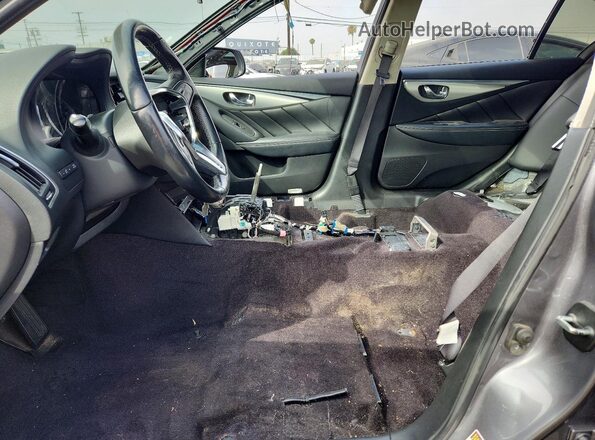 JN1EV7AP2LM203869 2020 INFINITI Q50 Серый Вид салона спереди