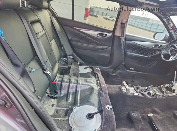 JN1EV7AP2LM203869 2020 INFINITI Q50 Серый Вид задних сидений