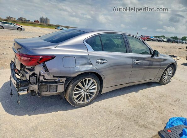 JN1EV7AP2LM204438 2020 INFINITI Q50 Charcoal Հետևի աջ
