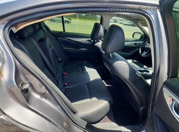 JN1EV7AP2LM204438 2020 INFINITI Q50 Charcoal Հետևի նստատեղերի տեսք