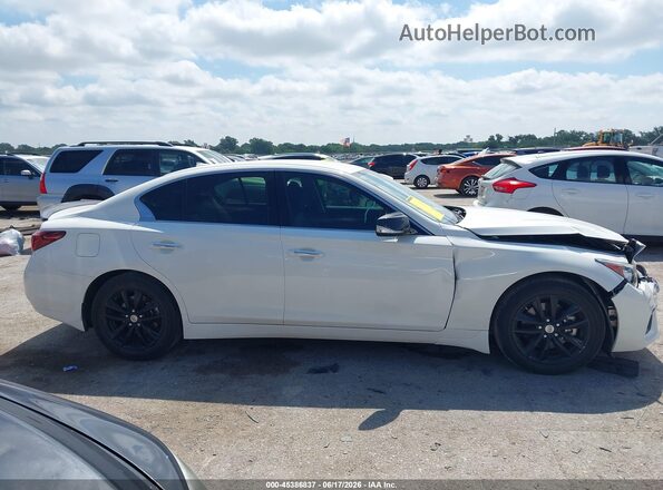 JN1EV7AP2MM700681 2021 INFINITI Q50 White Rear interior view