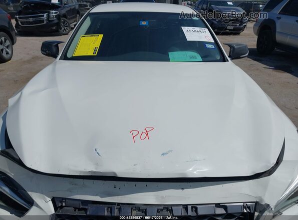 JN1EV7AP2MM700681 2021 INFINITI Q50 White Rear view