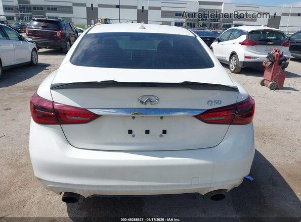 JN1EV7AP2MM700681 2021 INFINITI Q50 White 