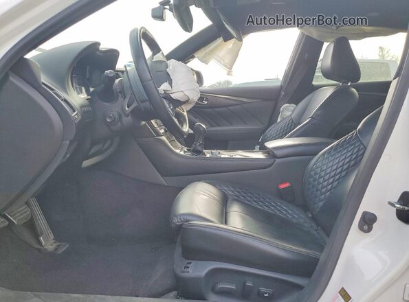 JN1EV7AP3HM732013 2017 INFINITI Q50 Белый Вид салона спереди