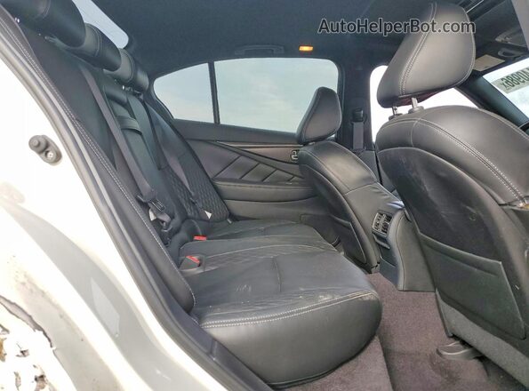 JN1EV7AP3HM732013 2017 INFINITI Q50 Белый Вид задних сидений