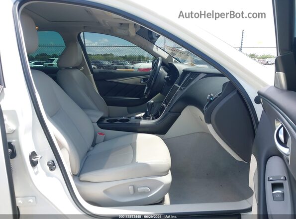 JN1EV7AP3HM732173 2017 INFINITI Q50 White წინა სალონის ხედი
