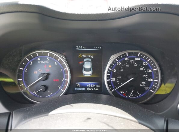 JN1EV7AP3HM732173 2017 INFINITI Q50 White უკანა სავარძლების ხედი