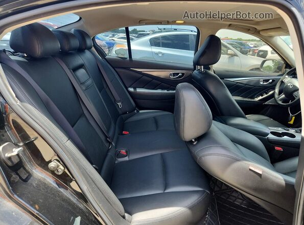 JN1EV7AP3HM733095 2017 INFINITI Q50 Black Widok tylnych siedzeń