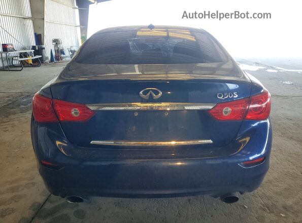 JN1EV7AP3HM733100 2017 INFINITI Q50 Blue Widok z tyłu