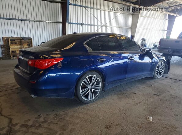 JN1EV7AP3HM733100 2017 INFINITI Q50 Blue Tył prawy