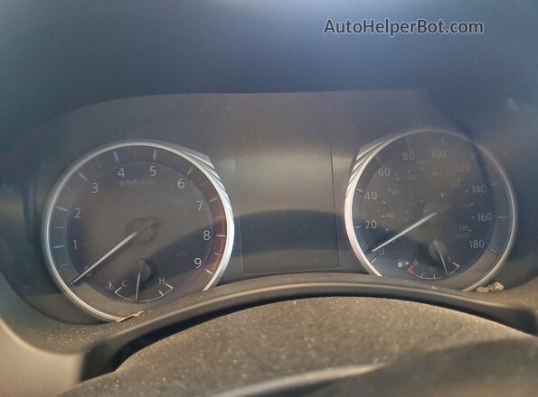 JN1EV7AP3HM733100 2017 INFINITI Q50 Blue Widok zestawu wskaźników