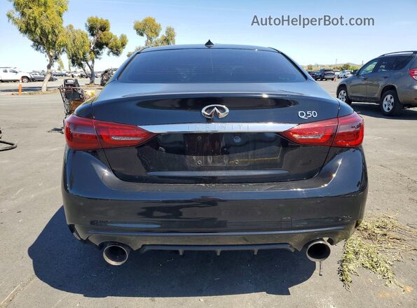 JN1EV7AP3JM357519 2018 INFINITI Q50 Black Rear view