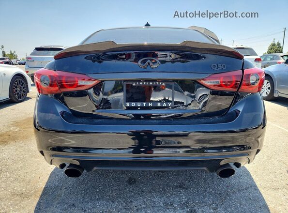 JN1EV7AP3JM360873 2018 INFINITI Q50 Black Vista trasera