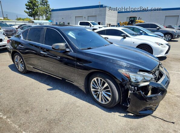 JN1EV7AP3JM360873 2018 INFINITI Q50 Black Delantero derecho