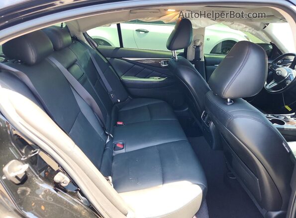 JN1EV7AP3JM360873 2018 INFINITI Q50 Black Vista de los asientos traseros